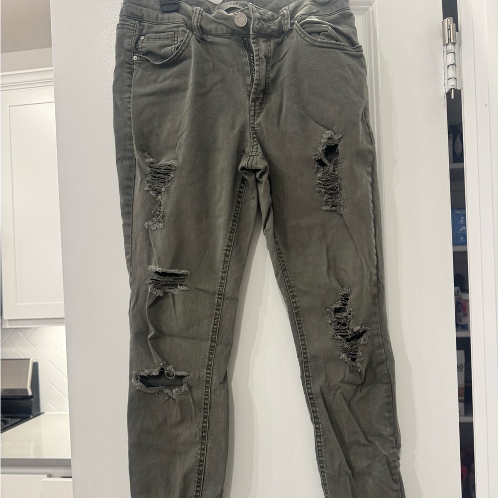 Refuge army green pants / jeans